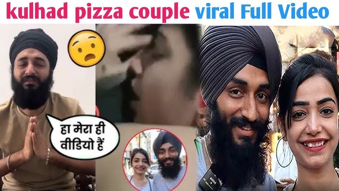 Kulhad Pizza Couple MMS Video Viral Video Original Link , Kulhad Pizza Full Viral Video Download Link